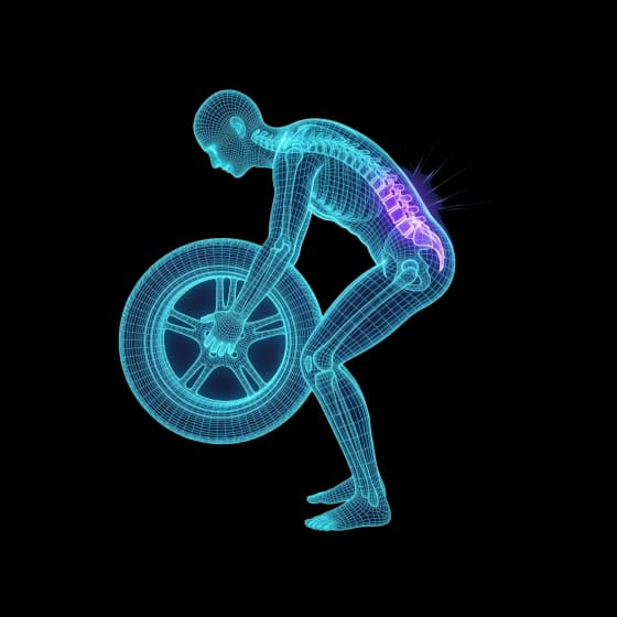 Vier große Räder liegen über die umgeklappte Rückbank ins Fahrzeuginnere gezwängt – Symbolbild Radtransport im eigenen Auto